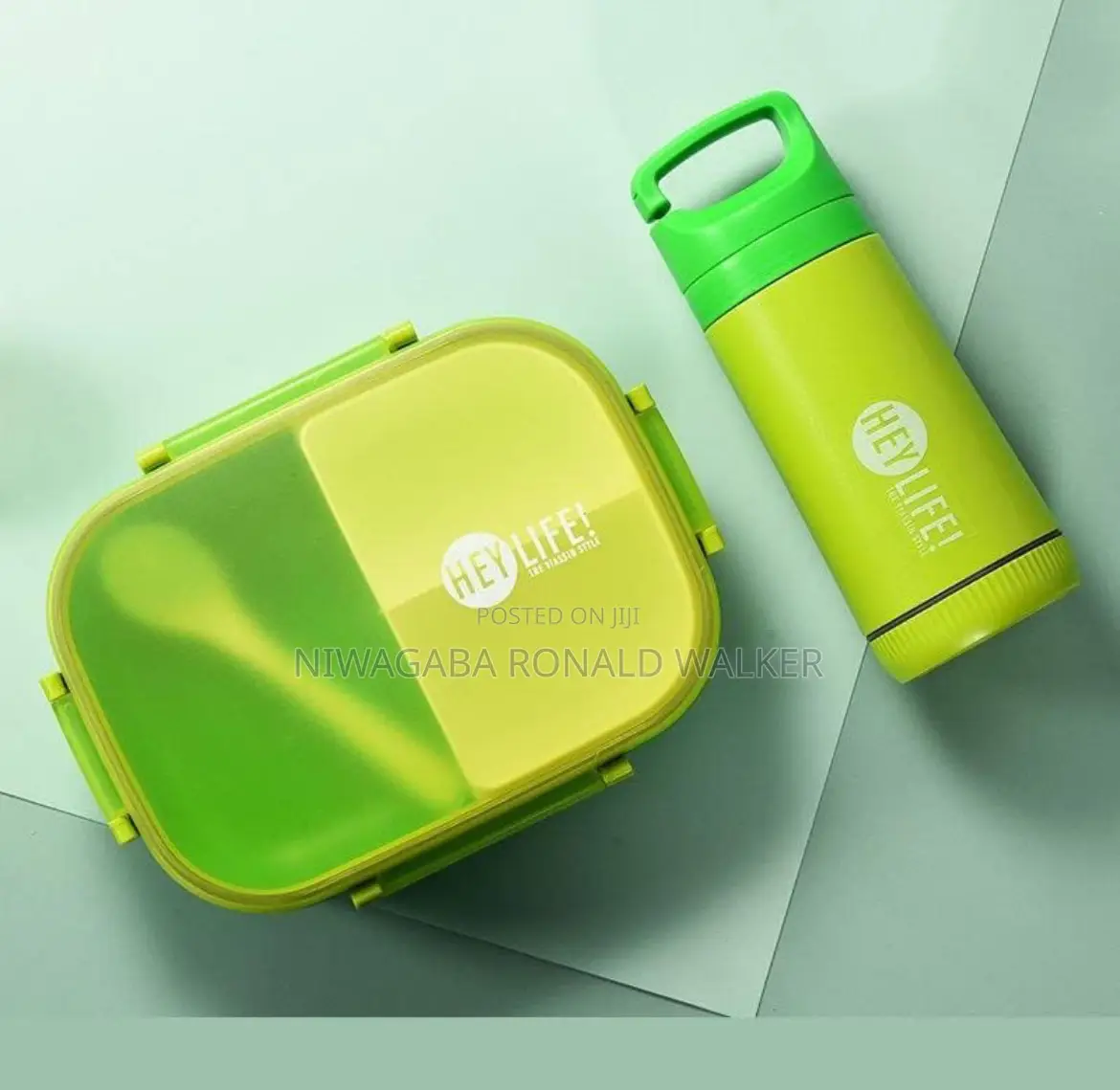 Lunch Box Container With Water Bottle