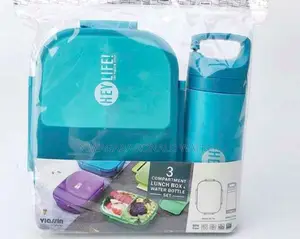 Lunch Box Container With Water Bottle