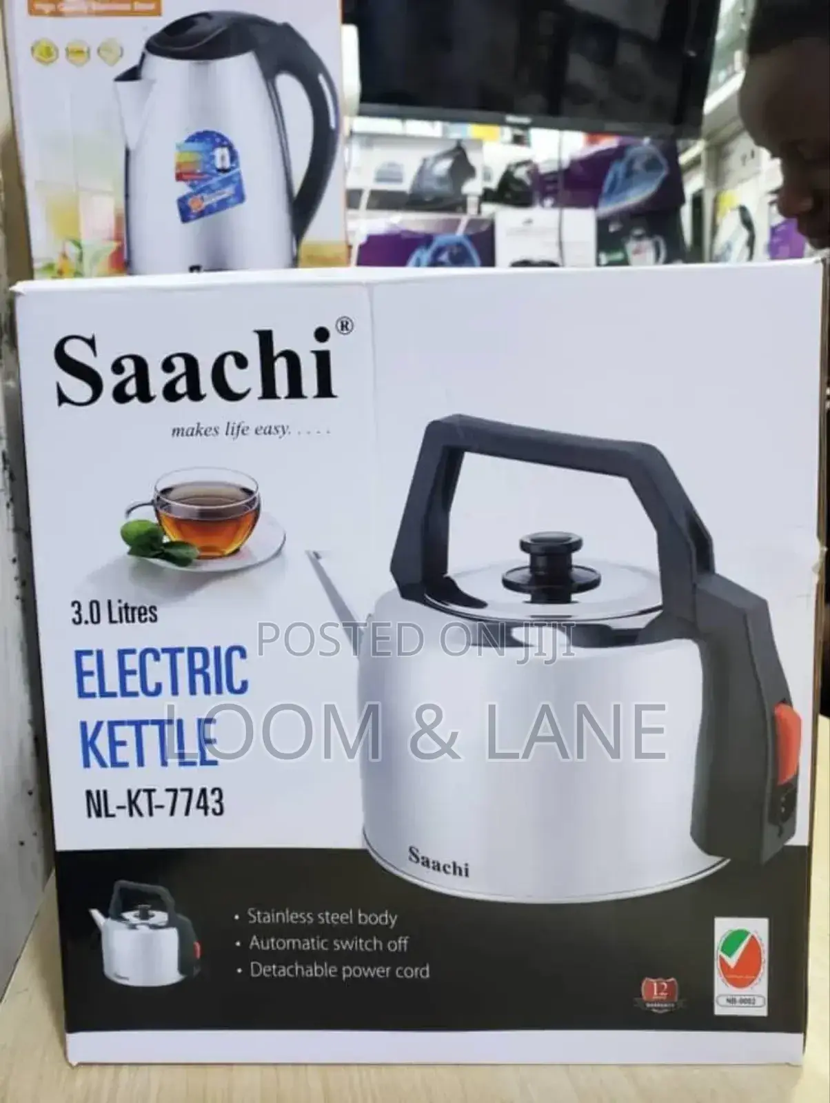 3L Sachi Electric Kettle