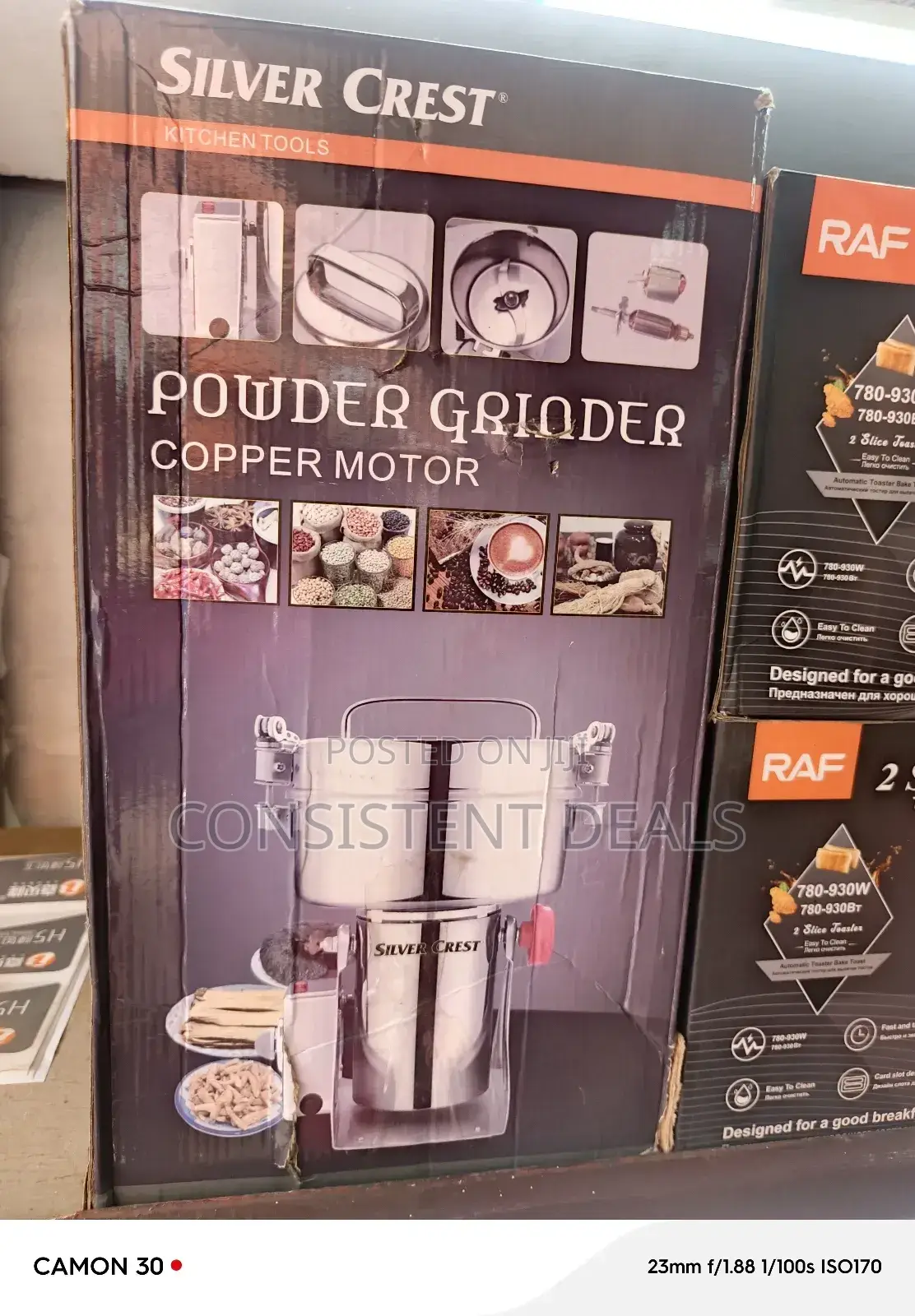Silver Crest Powder Grinder