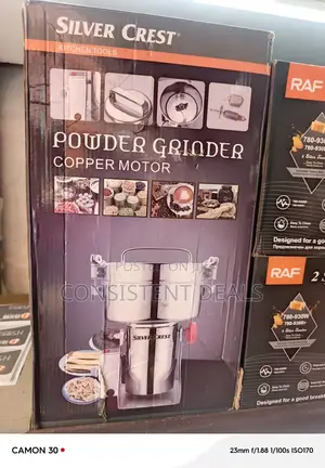 Silver Crest Powder Grinder