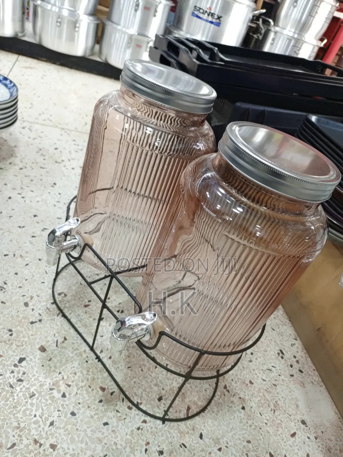10L Double Juice Dispenser