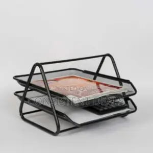 2 Tier Meshed Desk Document Tray