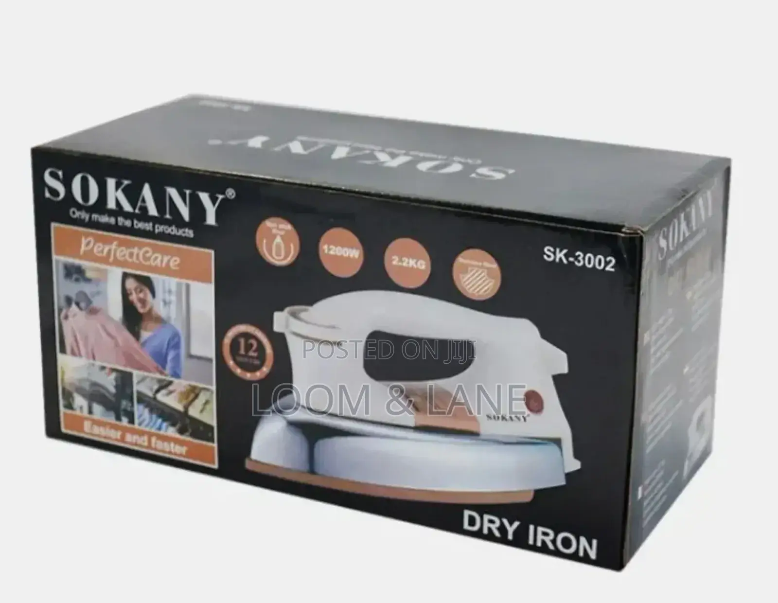 Heavy Duty Sokany Dry Flat Iron