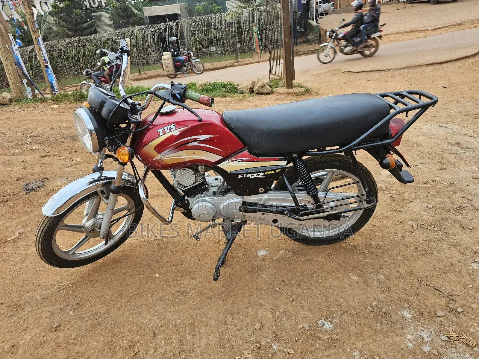 TVS XL 100 2017 Red
