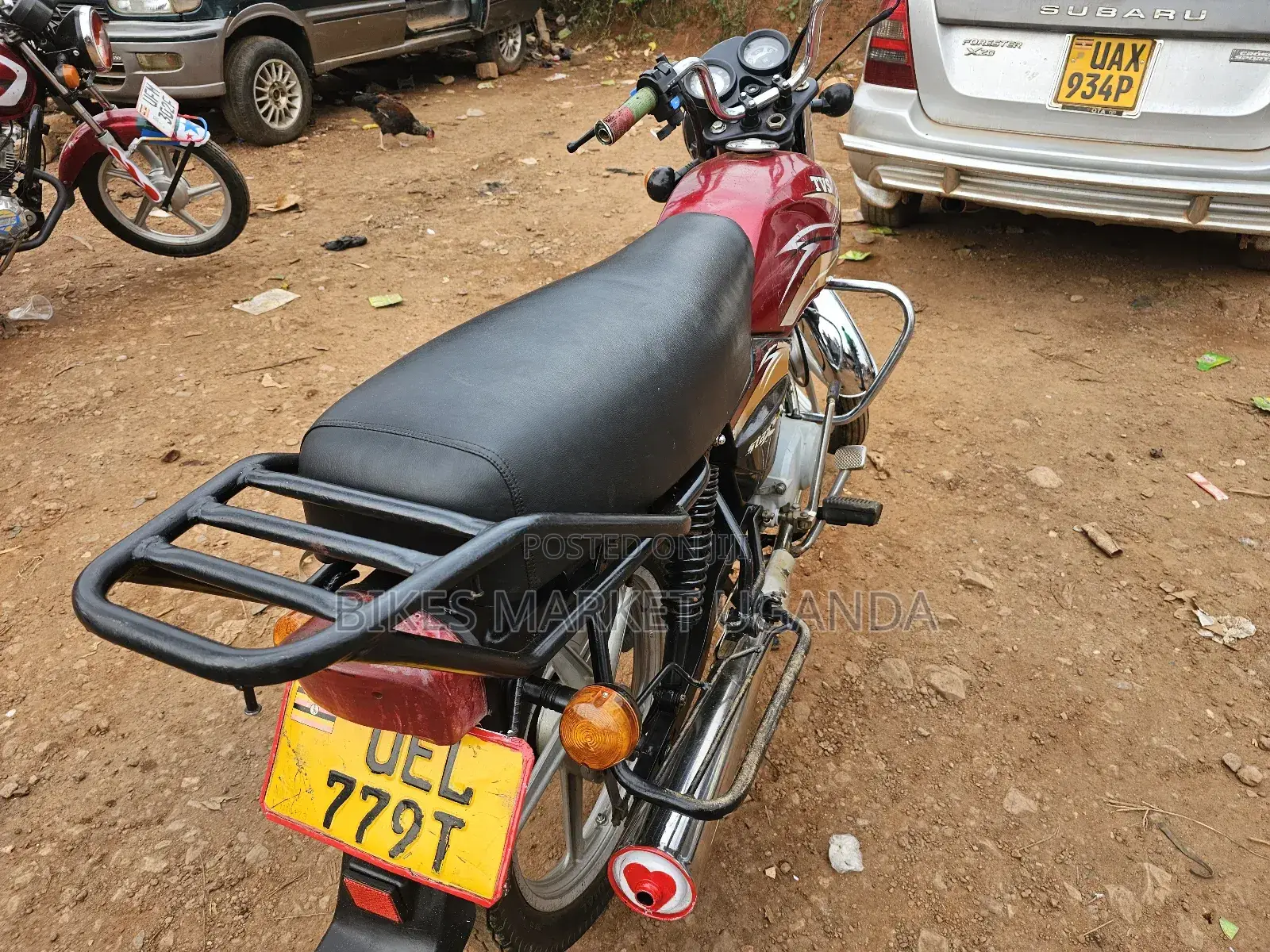 TVS XL 100 2017 Red
