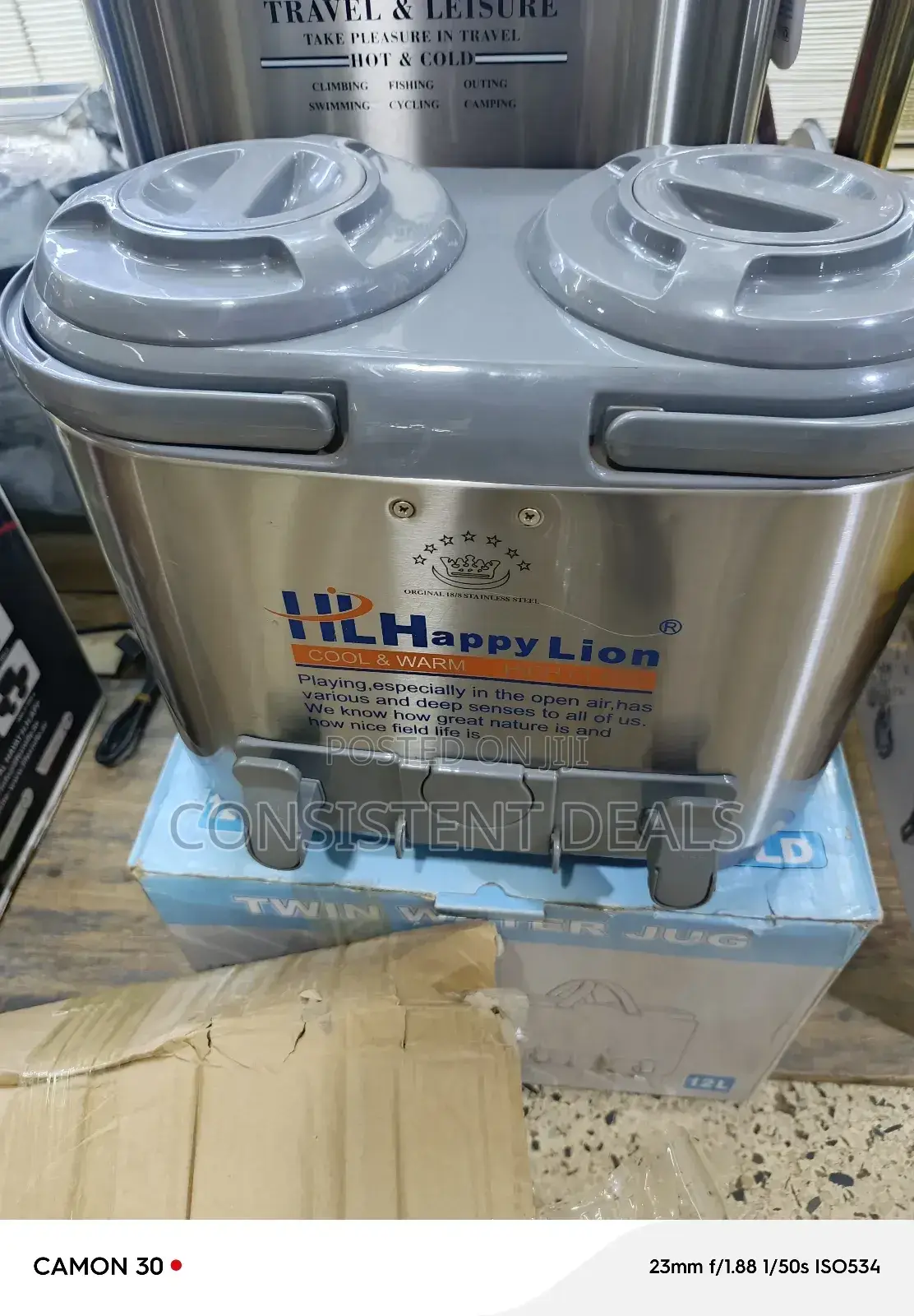 12L Travel Twin Flask