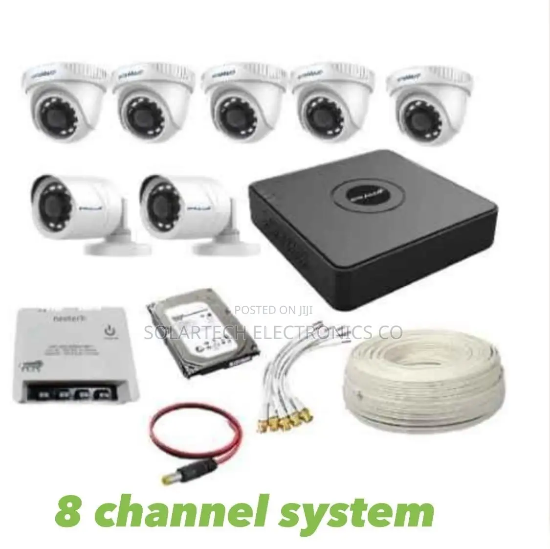 8 Channel CCTV Camera Kit Jock