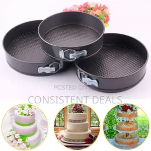 3pcs Round Cake Molds/Pan