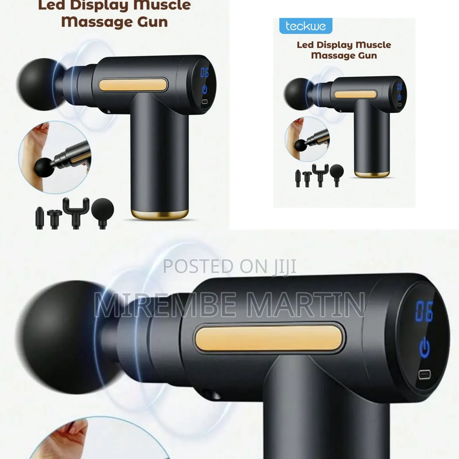 Led Body Massager Gun