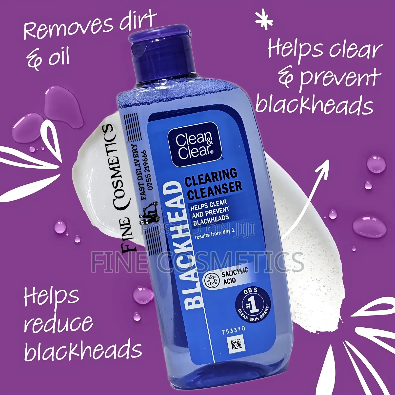 CLEAN and CLEAR Blackhead Clearing Cleanser With Salicylic.