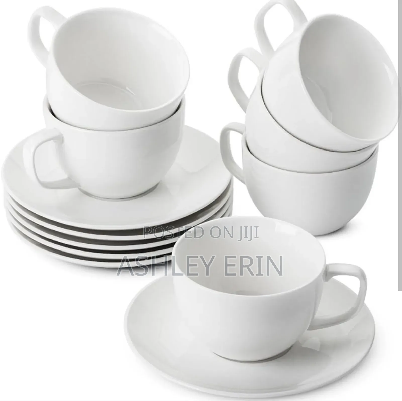 12pcs Tea Cups and Saucers