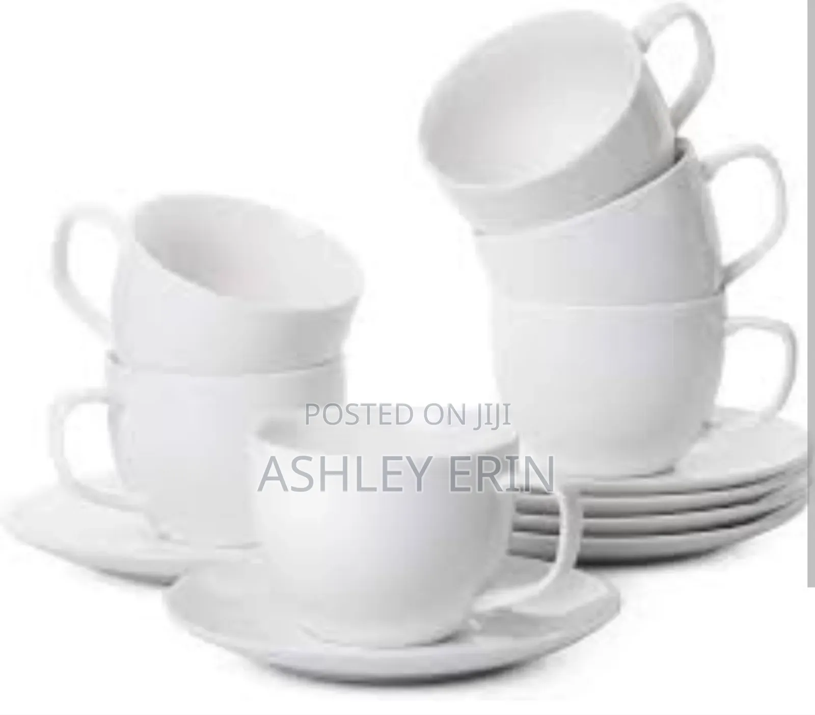 12pcs Tea Cups and Saucers