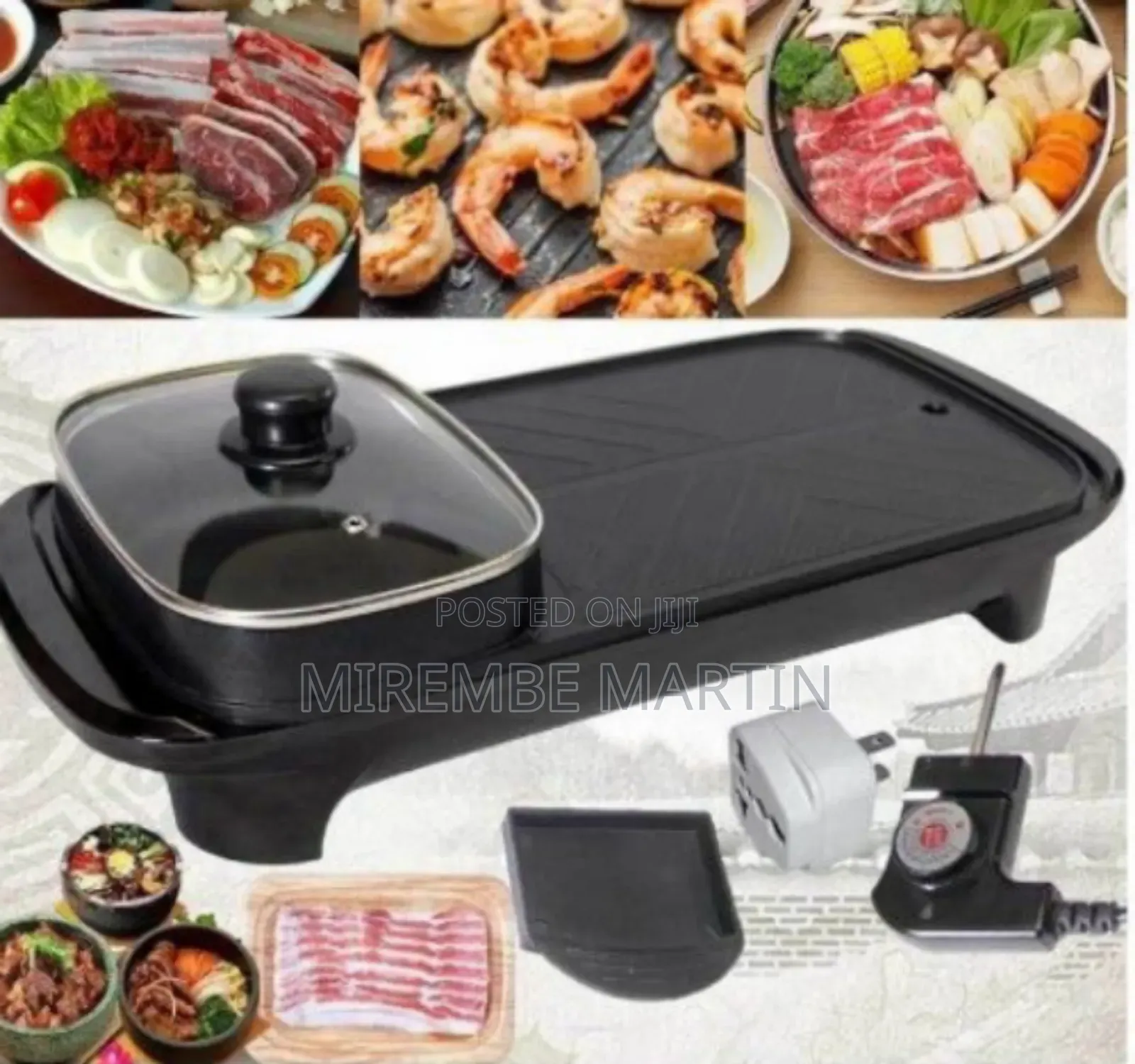 Electric 2 in 1 BBQ Grill
