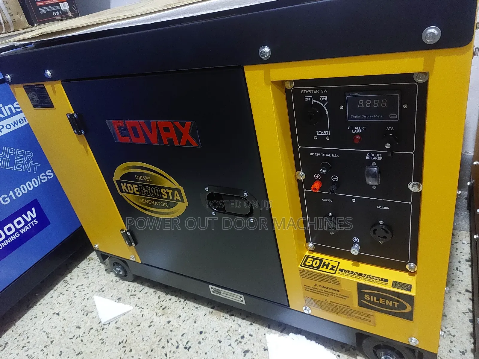 Covax / Kipor 10kva Silent Auto DIESEL GE