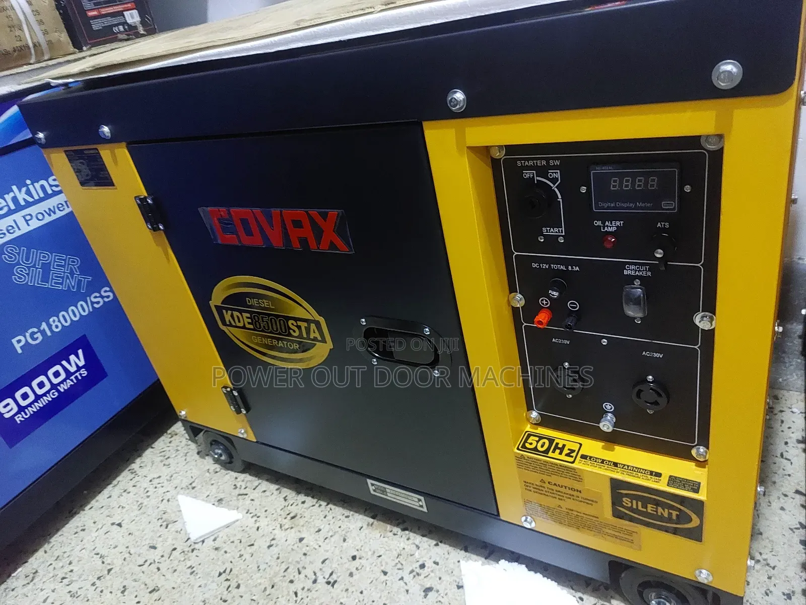 Covax / Kipor 10kva Silent Auto DIESEL GE