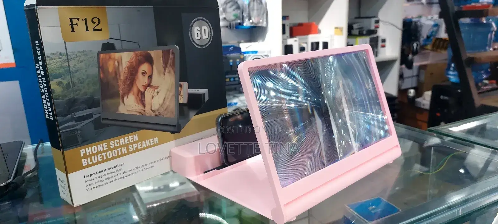 6D Screen Magnifying With Bluetooth Speaker