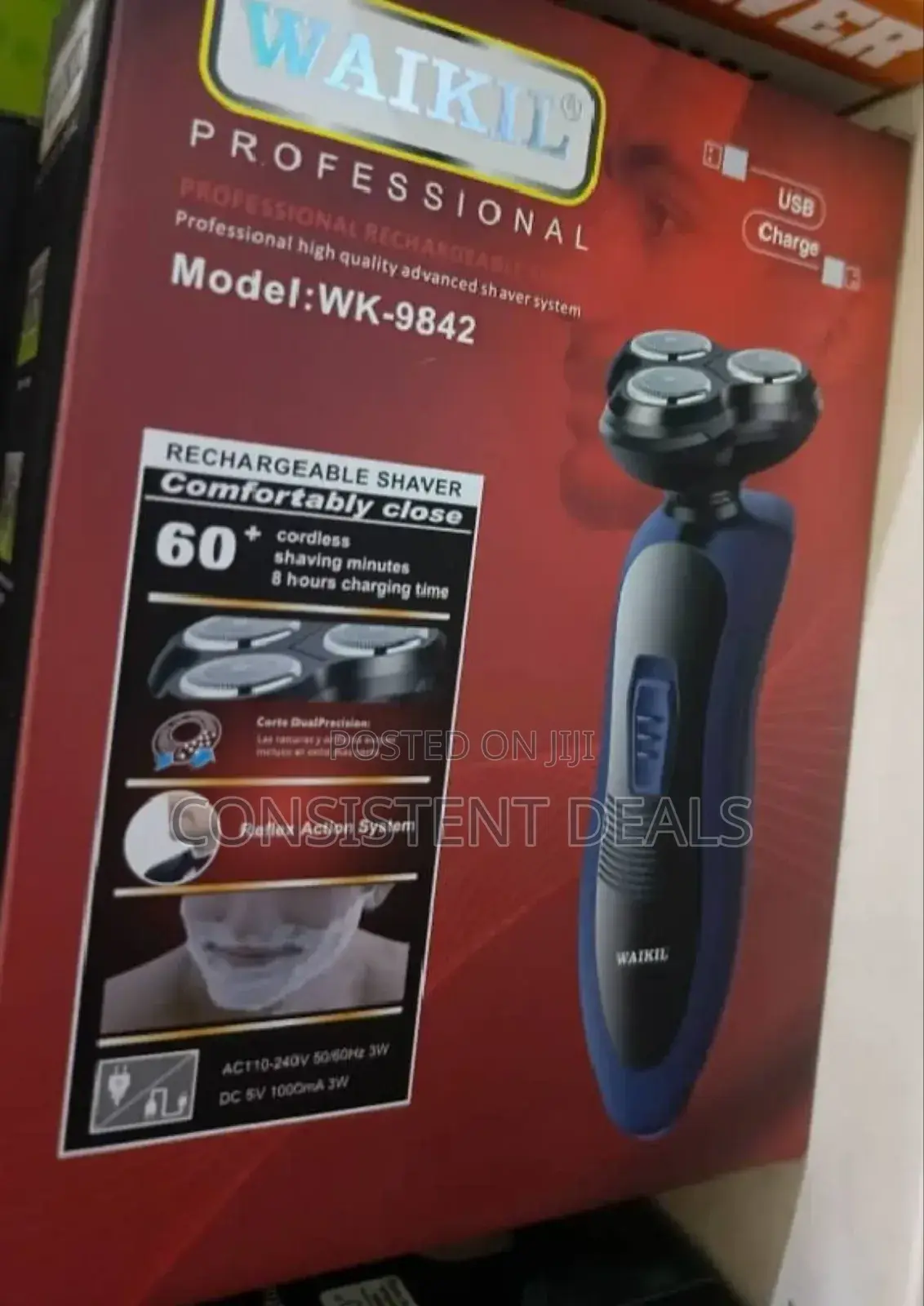 Waikil Professional Rechargeable Shaver
