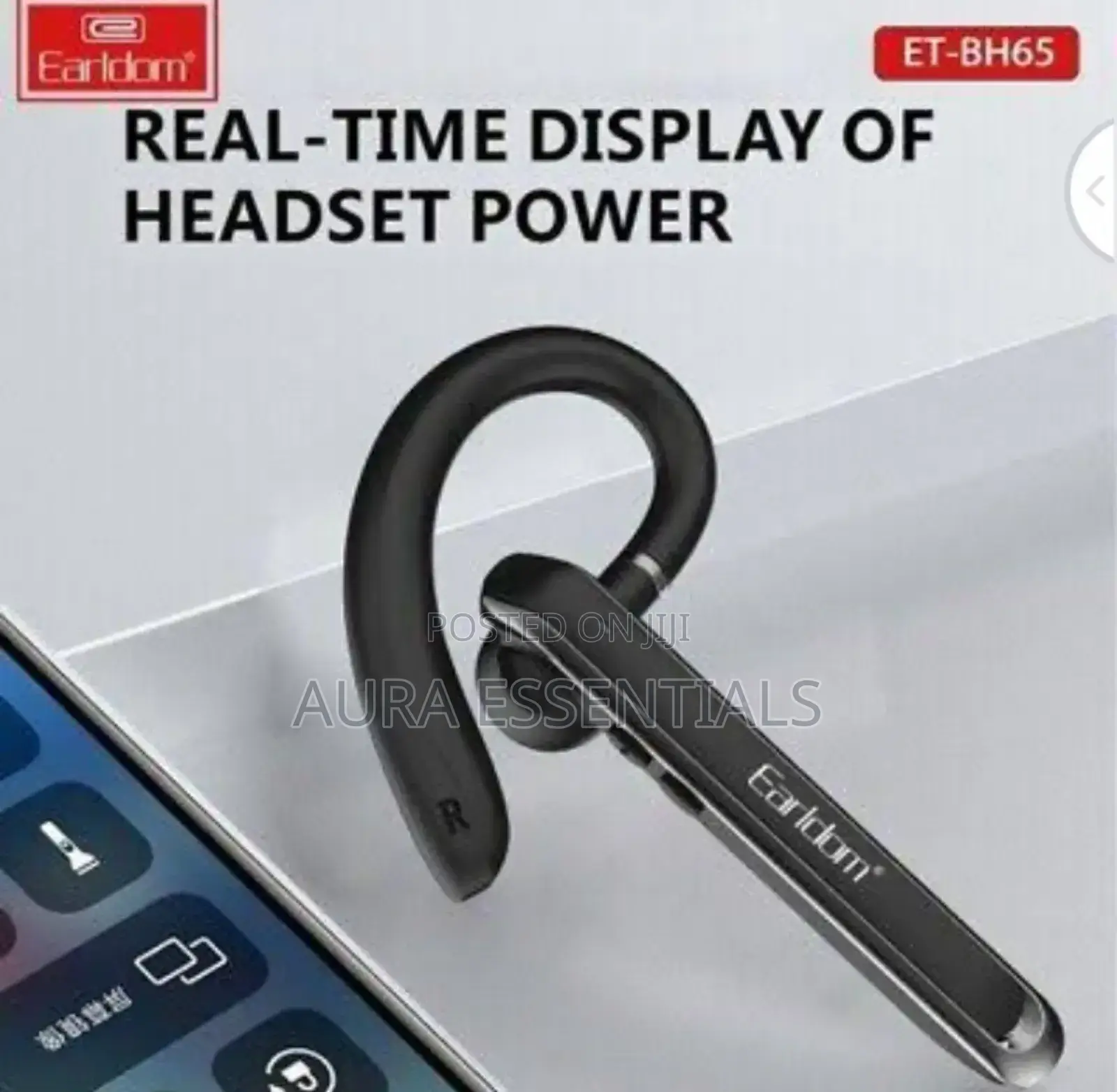 Wireless Headsets Ear Hook Single Cordless Headset