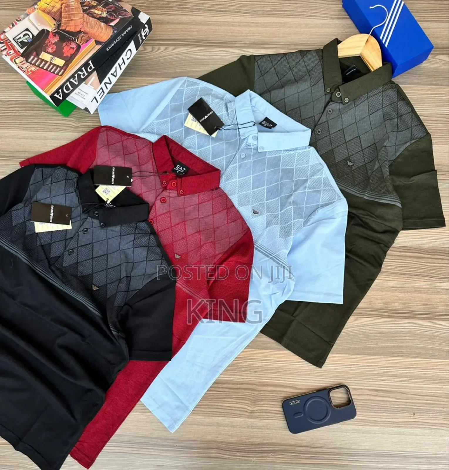 Ea7 Swift Collared T-Shirt. 4piece
