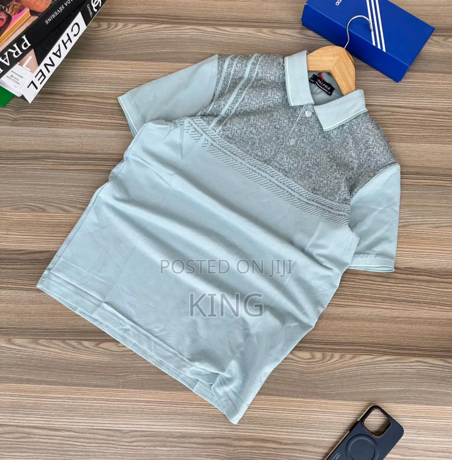 Swift Polo Tshirt. Sky. Lite Blue