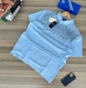 Emporio Armani Polo Shirt. Sky Blue