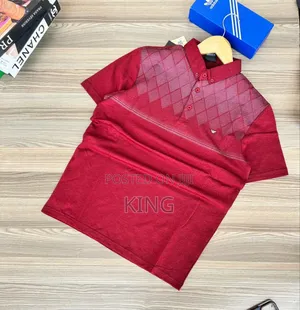 Emporio Armani Red Polo T-Shirts