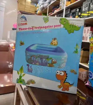 Three Ring Kids' Rectangular Pool
