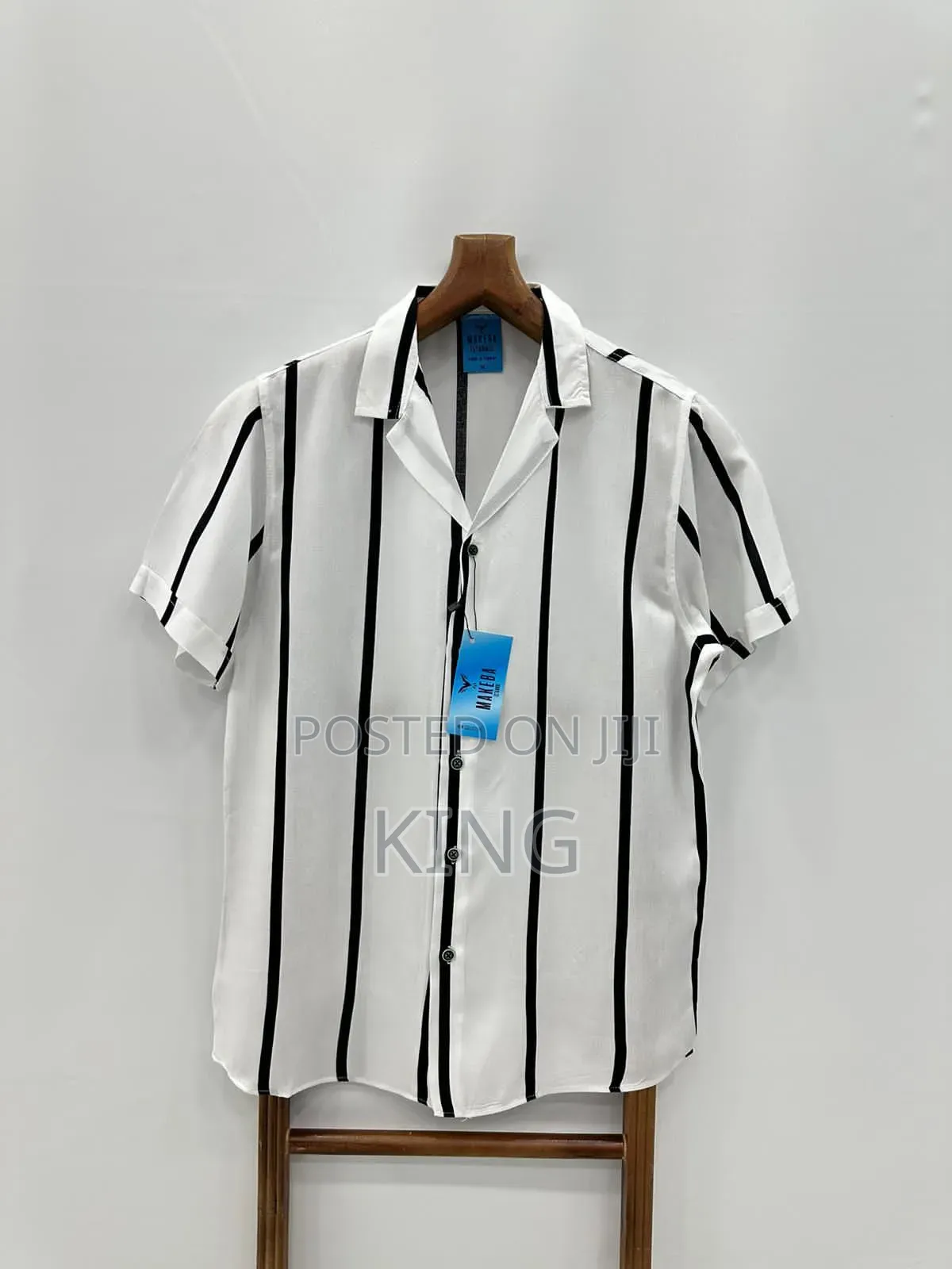 Black White Striped Shirt