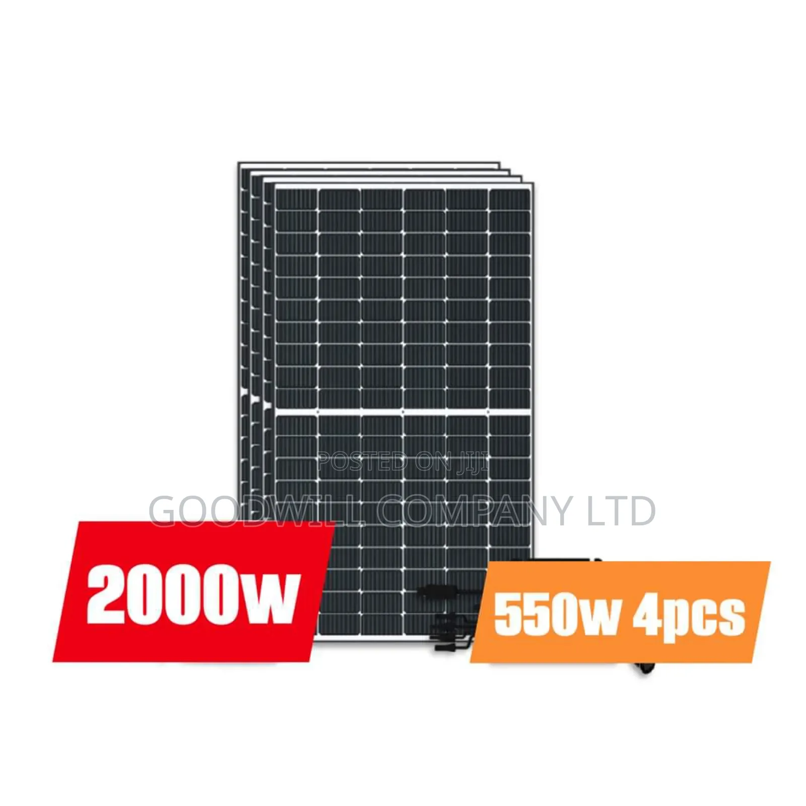 2000w Solar Panel/ 550w Solar Panel 4pcs
