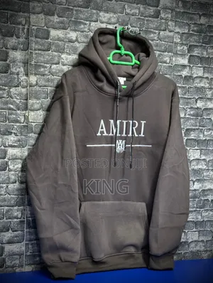 Amiri Grey Brown Hoodie Jumper