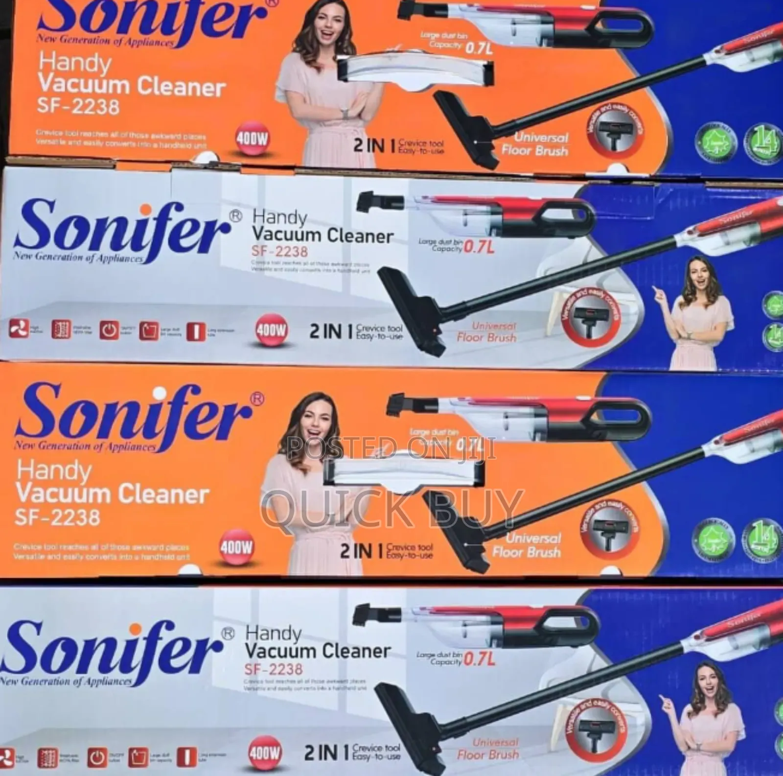 Premium Quality Sonifer 2 in 1 Handy Vacuum Cleaner