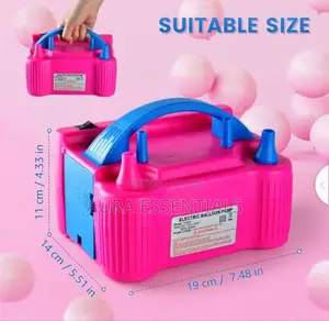 Electric High Power Two Nozzle Air Balloon Blower