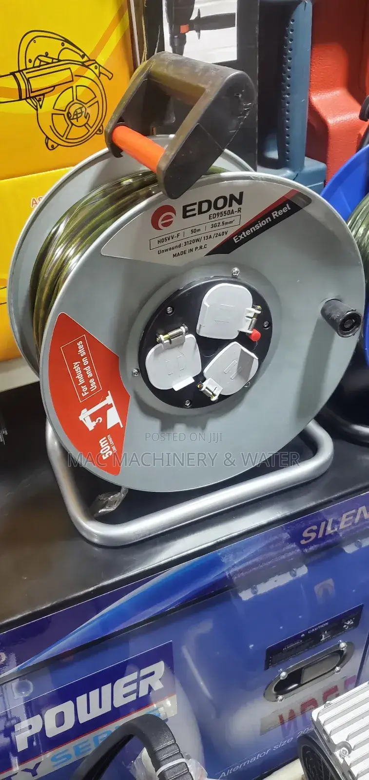 Industrial Heavyextension Cable Reel/Extension Cord 50meters