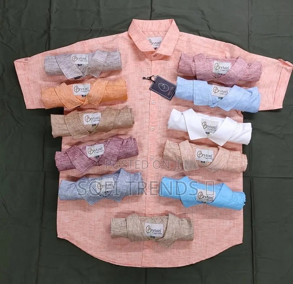 Gents Plain Linen Shirts