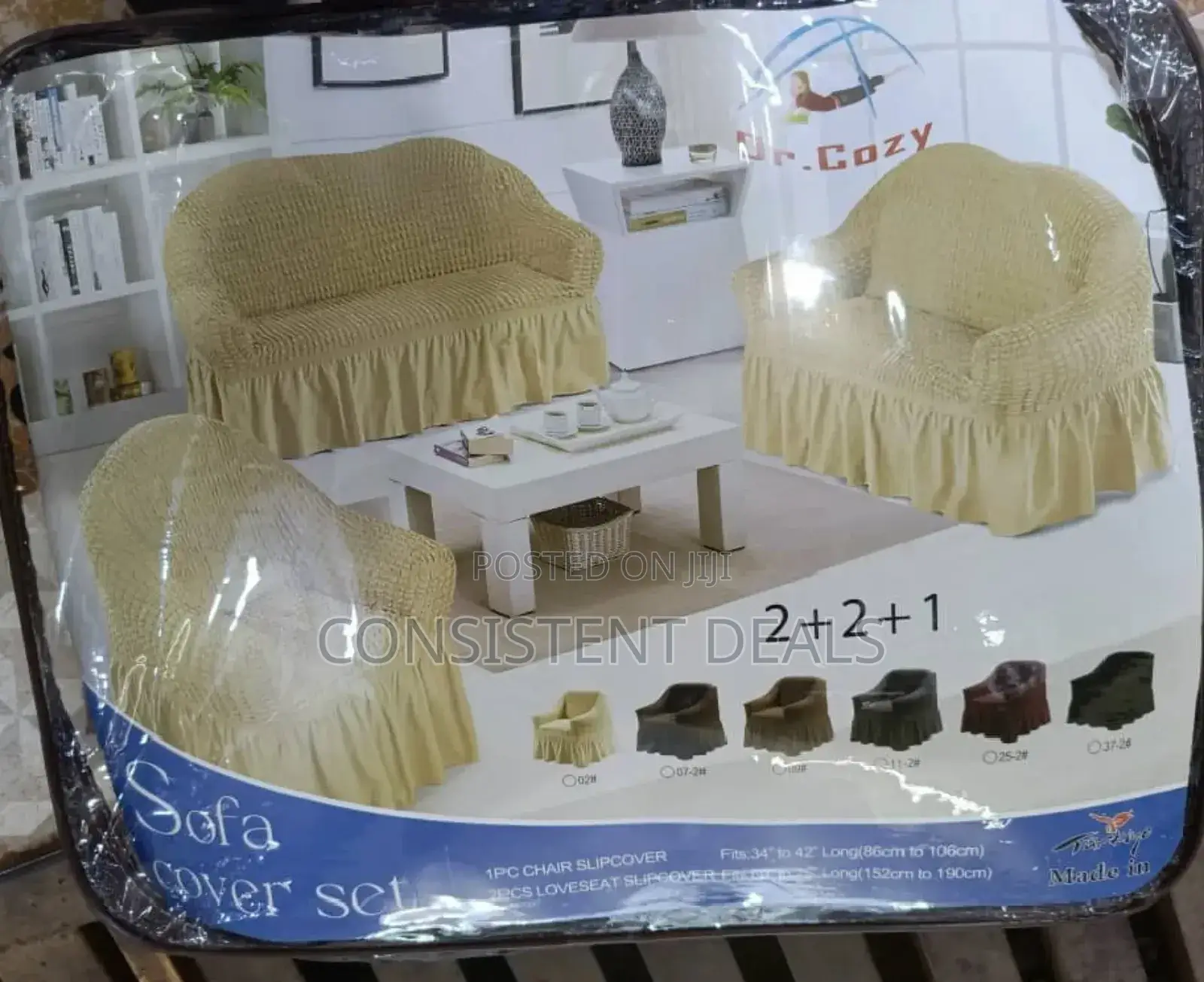 2:2:1 Sofa Covers (5 Seater)