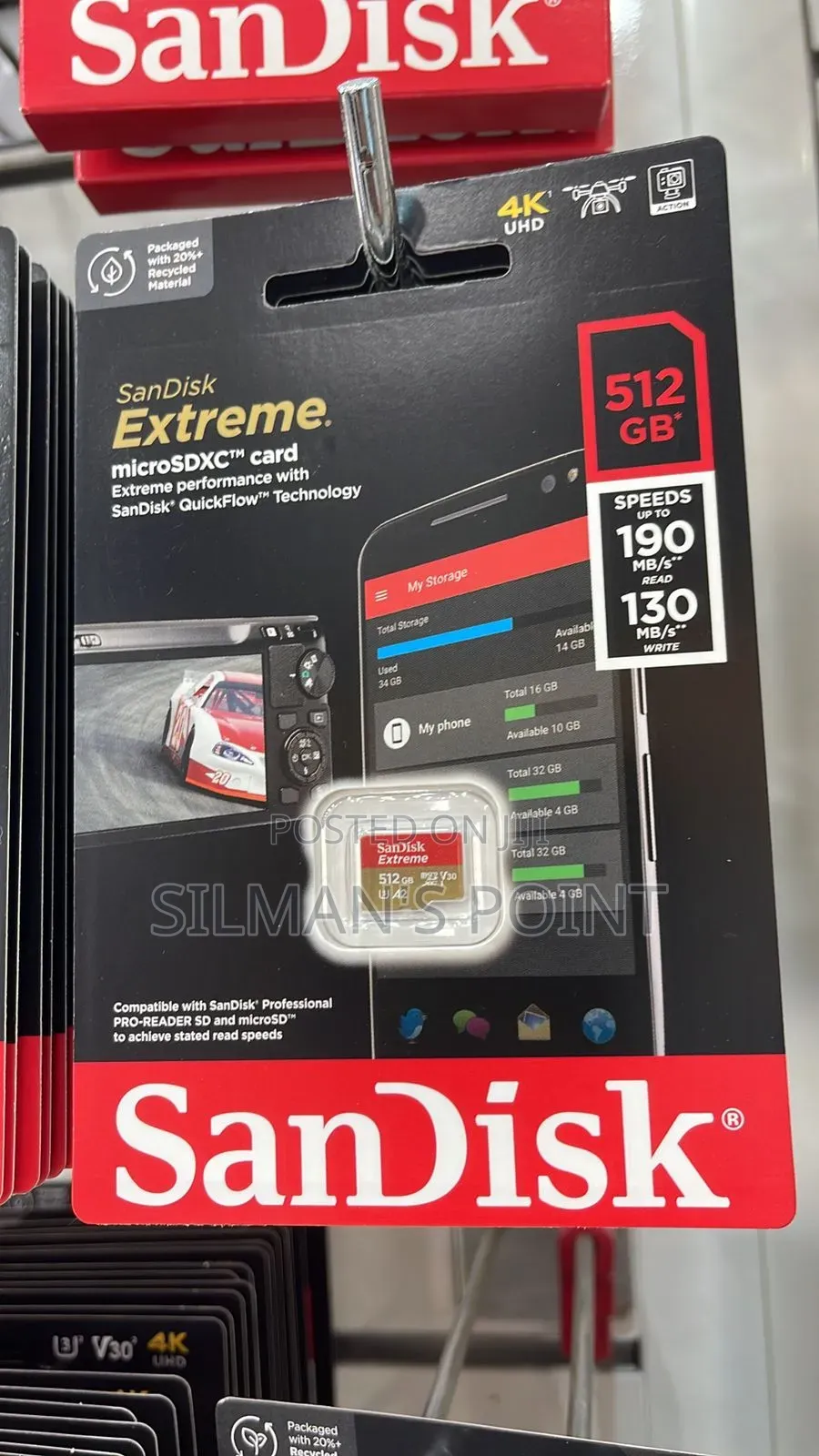 Sandisk Extreme 512gb SD Card