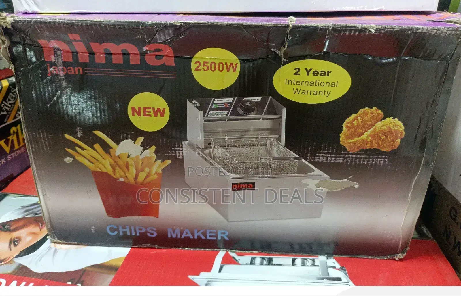 Nima 6 Litres Single Deep Fryer