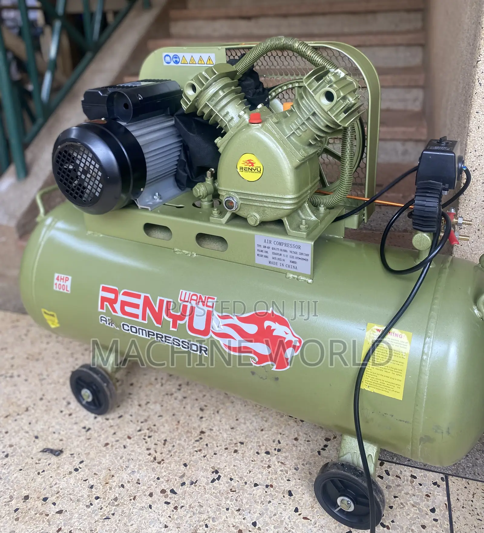 Air Compressor 100trs (4hp) RENYU WANG