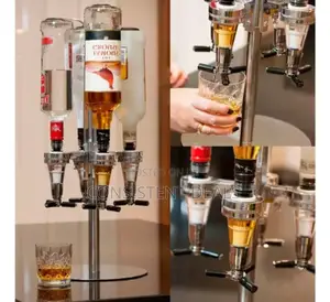 4 Bottle Bar Butler Liquor Dispenser