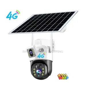 V380 4g Wi-Fi Smart Solar Security Camera - Dual Lens
