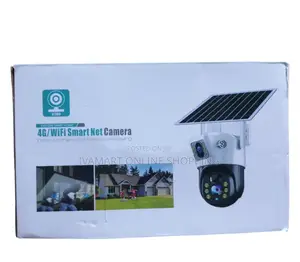 V380 4g Wi-Fi Smart Solar Security Camera - Dual Lens