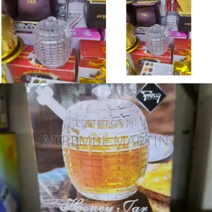 Glass Honey Jar
