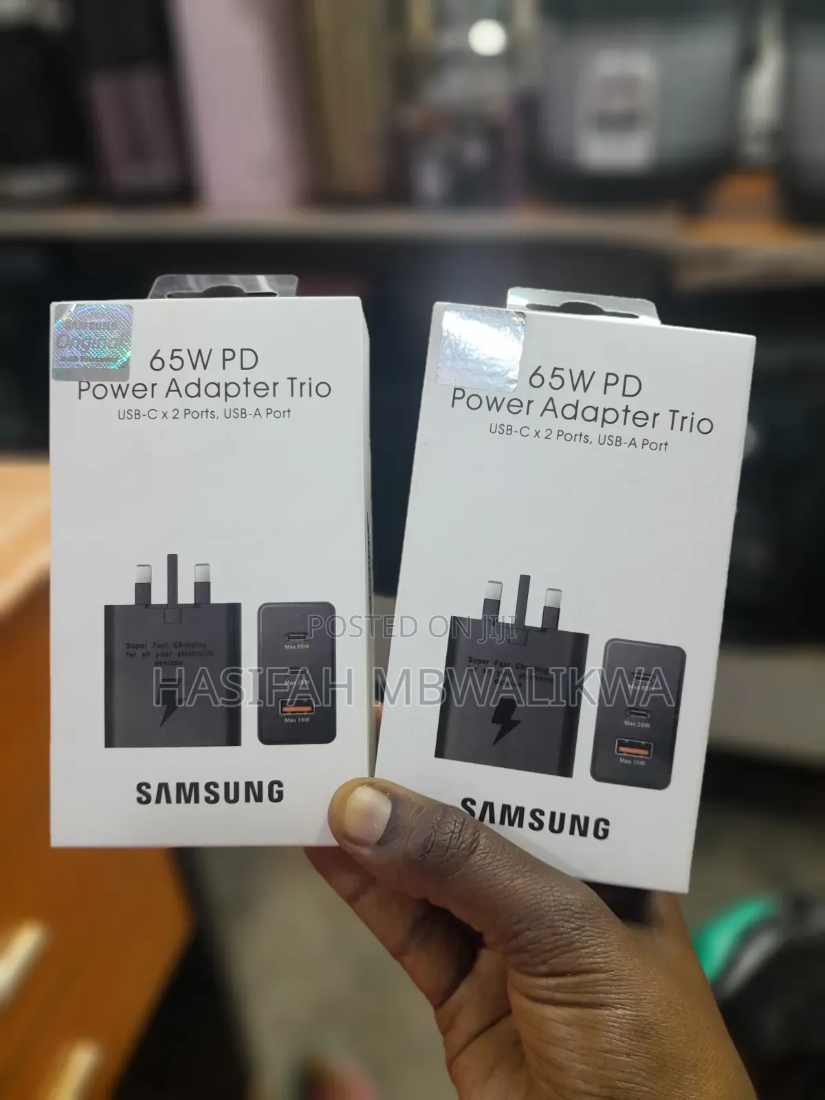Samsung Charger 65W, Type C Port X2