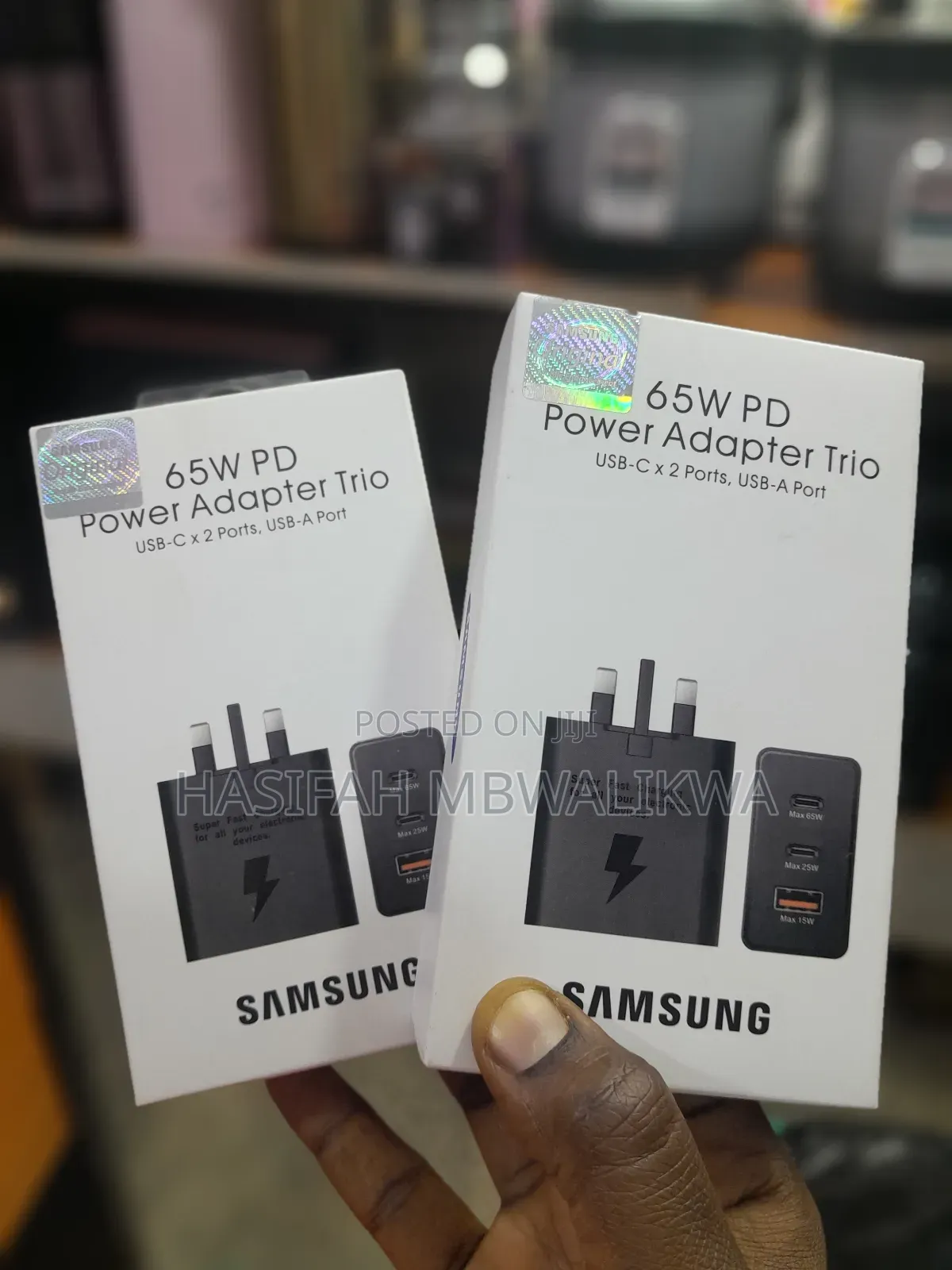 Samsung Charger 65W, Type C Port X2