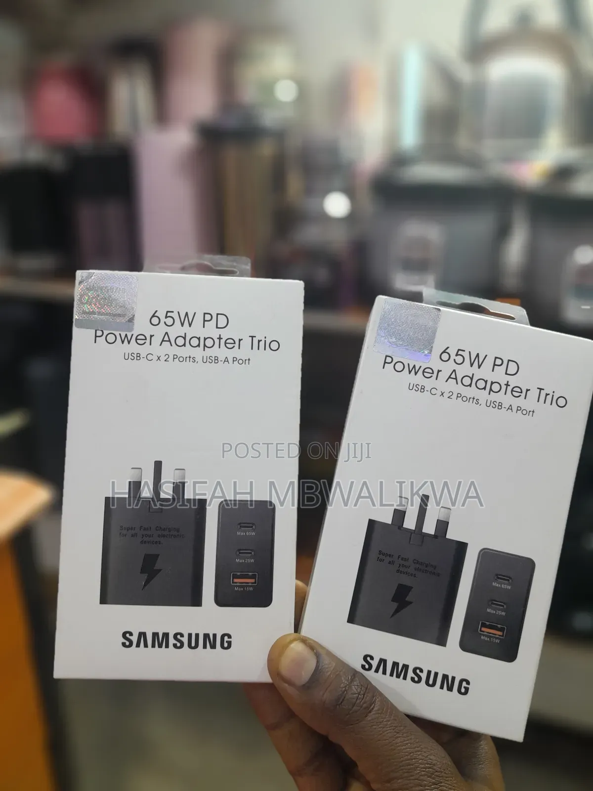 Samsung Charger 65W, Type C Port X2