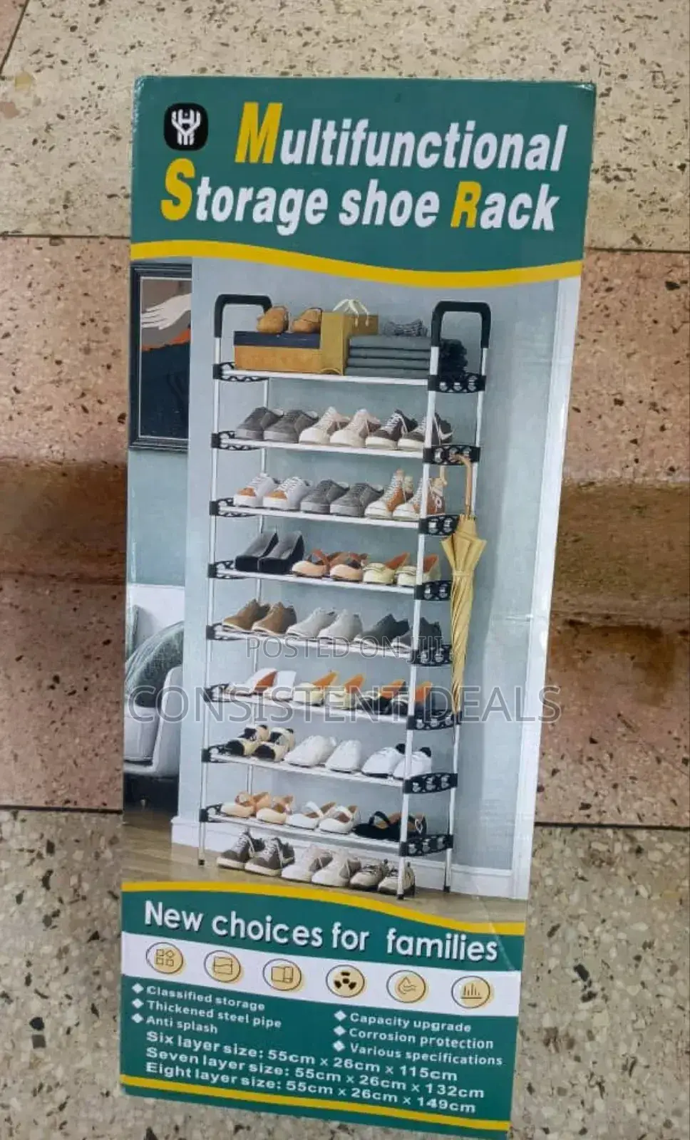 Multifunction Storage Shoe Rack