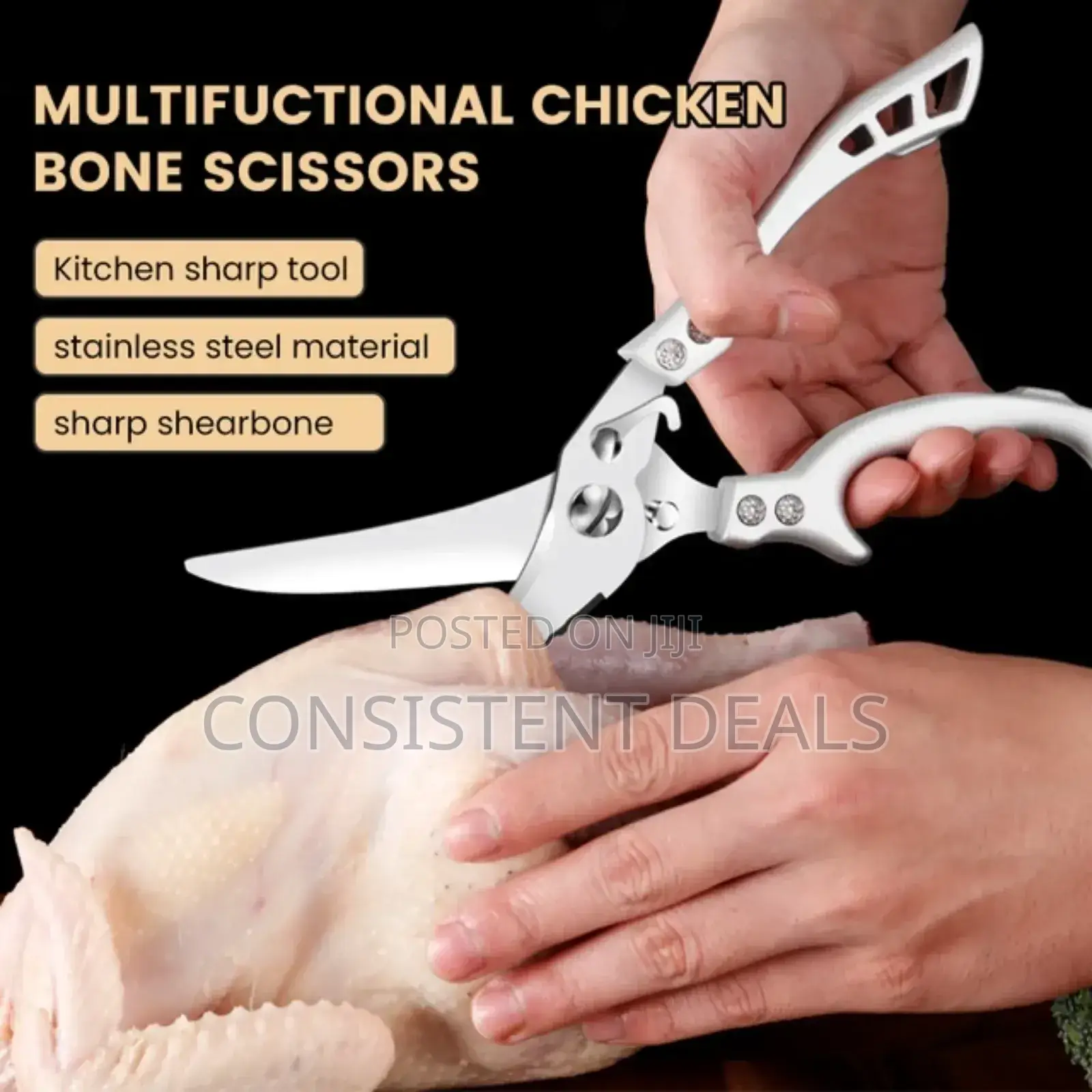 Kitchen Knife Bone Cutting Scissors