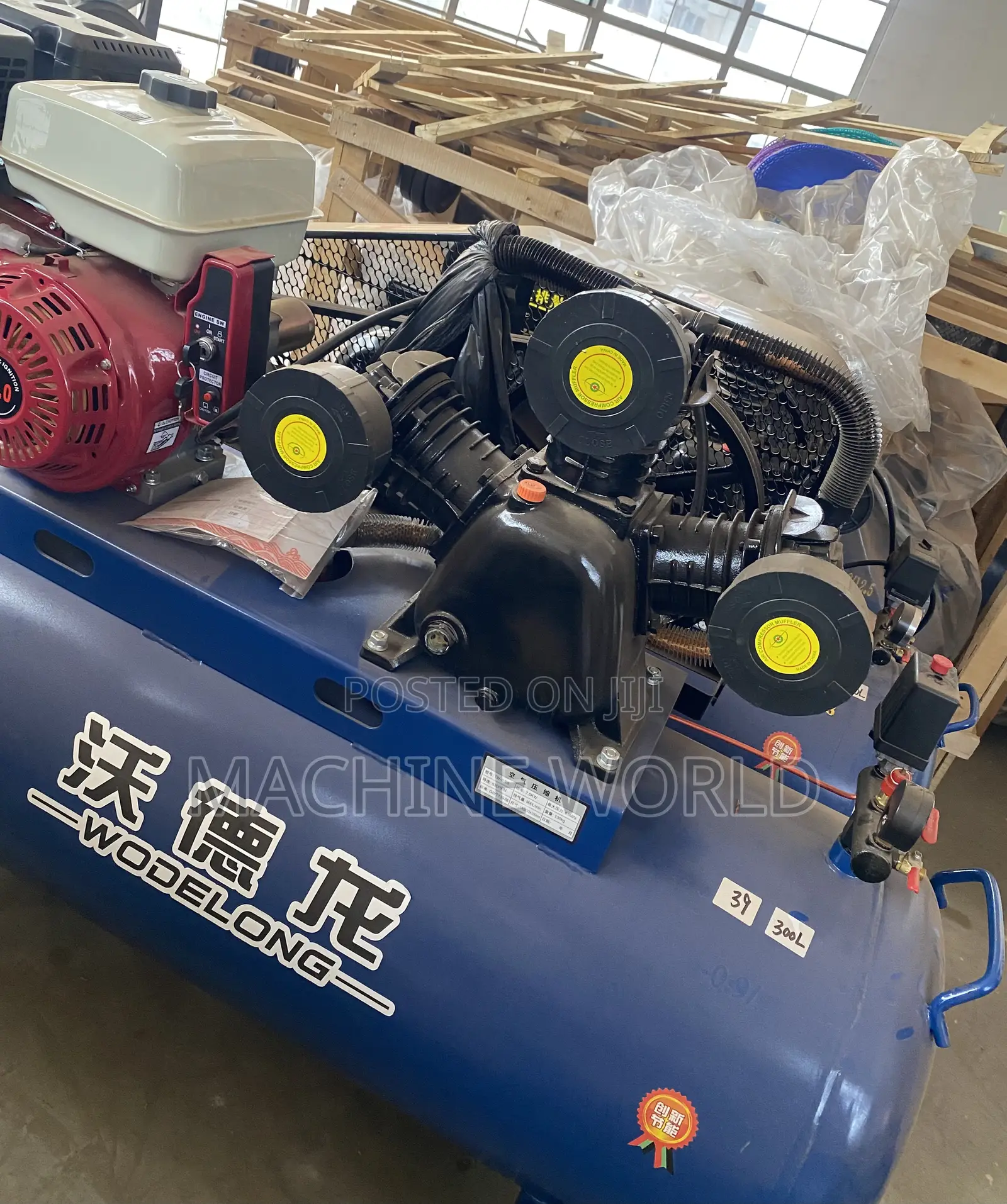 300ltrs Air Compressor (Key Start ) 15HP ENGINE