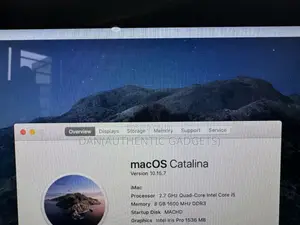 Desktop Computer Apple iMac 8GB Intel Core I5 SSHD (Hybrid) 1T